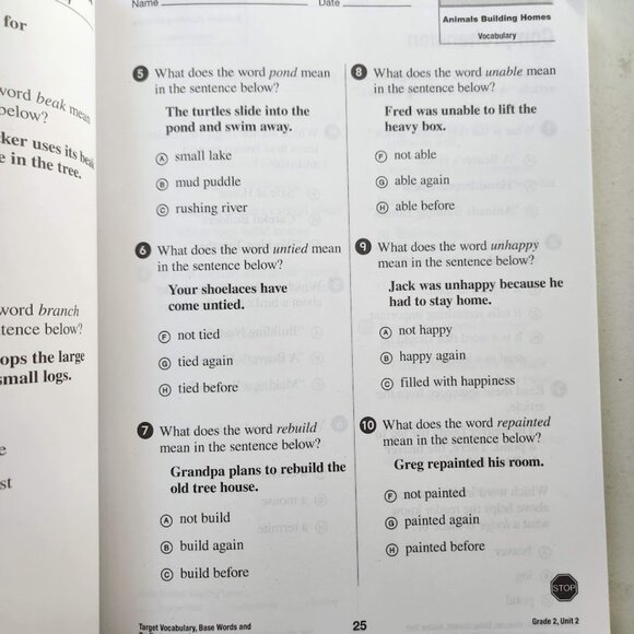 Journeys Common Core Weekly Assessments Grade 2 Book Workbook Textbook Paperback - Picture 6 of 9